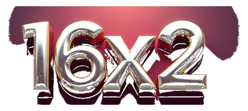 16x2 logo